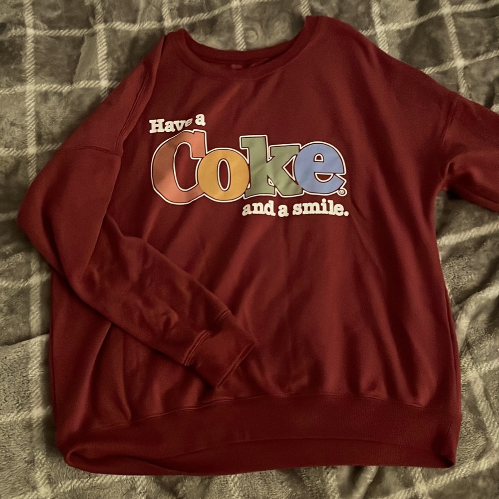 Have a Coke and a smile crewneck
